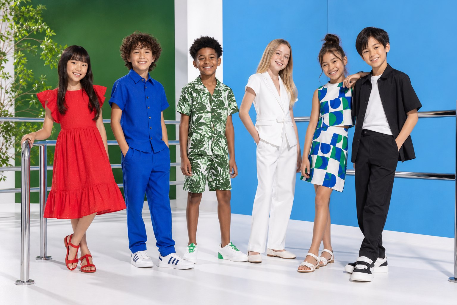 Premium girls and boys kidswear campaign